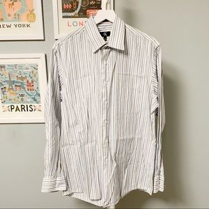 Calvin Klein Striped Dress Shirt, 16 1/2 34 /35